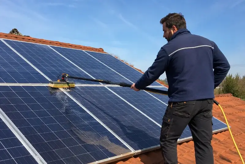 Nettoyage et entretien de panneaux solaires à la Verpillière